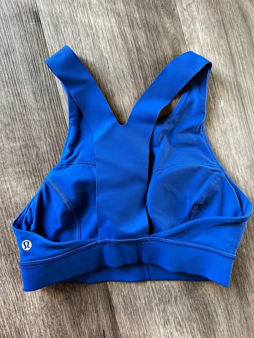 lululemon Energy Bra High Neck Blue